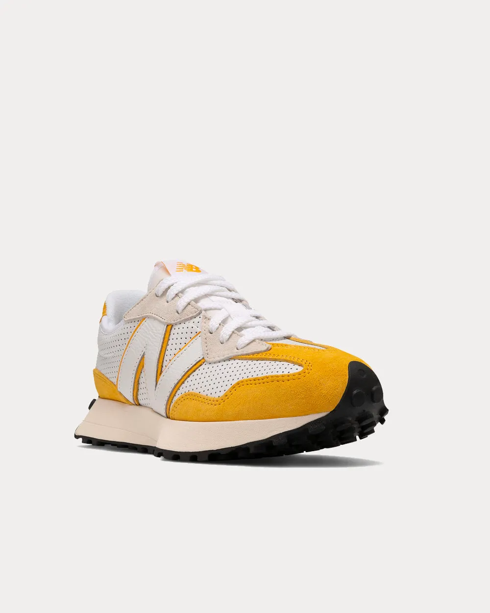 327 White with Aspen Low Top Sneakers