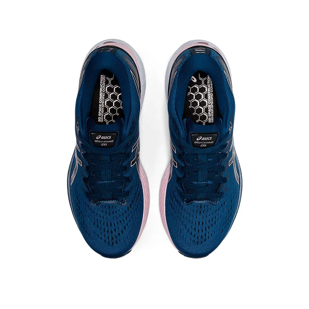 ASICS GEL-KAYANO 28 (W) - (MAKO BLUE/ BARELY ROSE) RUNNING SHOES