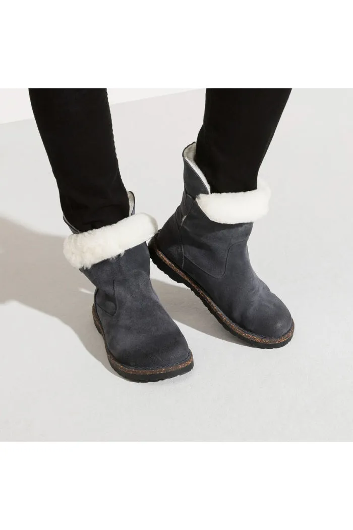 BIRKENSTOCK SUEDE UPSALA IN GRAPHITE SUEDE
