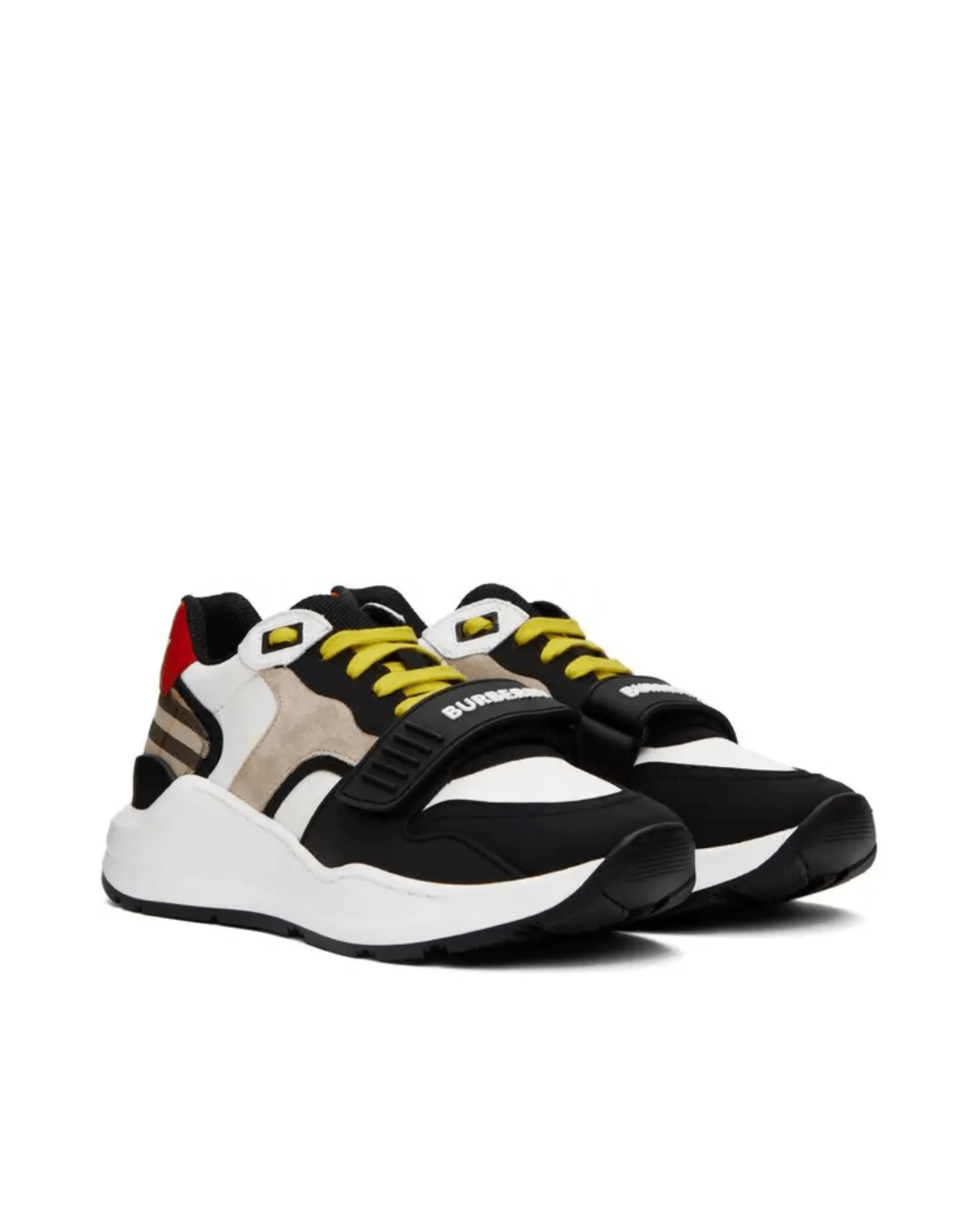 Black & White Check Sneakers