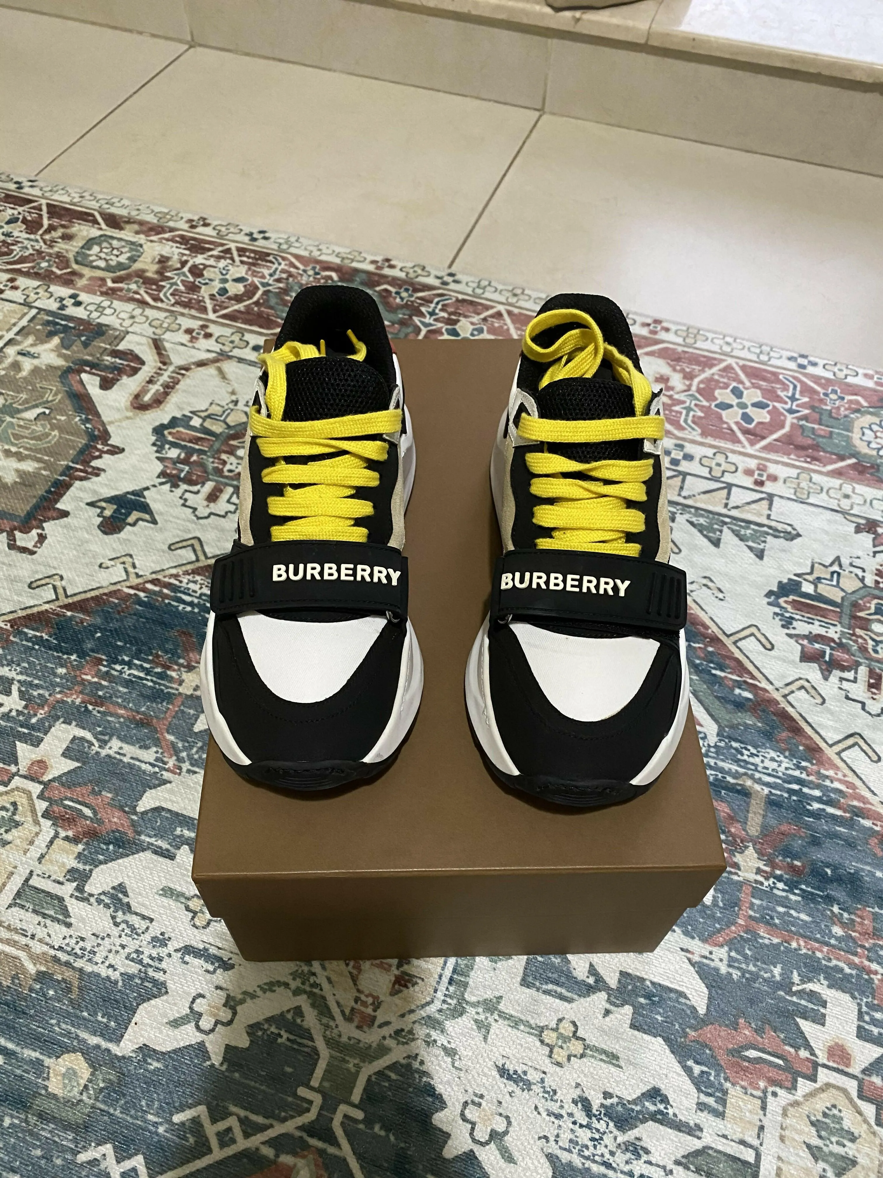 Black & White Check Sneakers