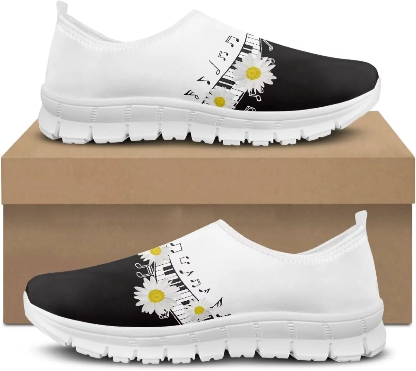 Coloranimal Womens Flats Walking Shoes Womens Loafers Casual Slip On Shoes Breathable Lightweight Travel Shoes Anti Skid Water Shoes
