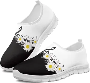 Coloranimal Womens Flats Walking Shoes Womens Loafers Casual Slip On Shoes Breathable Lightweight Travel Shoes Anti Skid Water Shoes