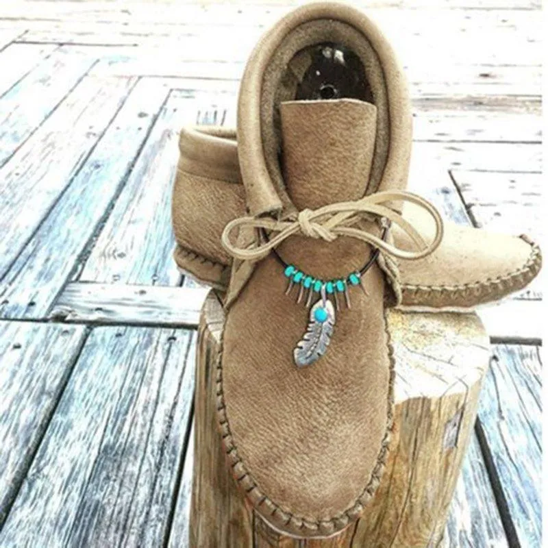 Cowhide Leather Moccasins