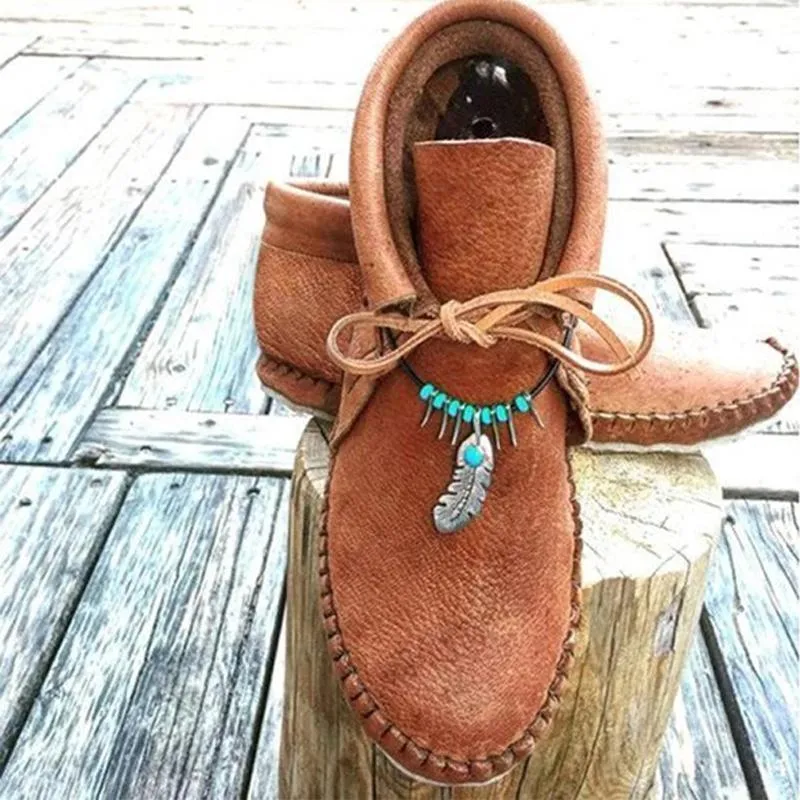 Cowhide Leather Moccasins