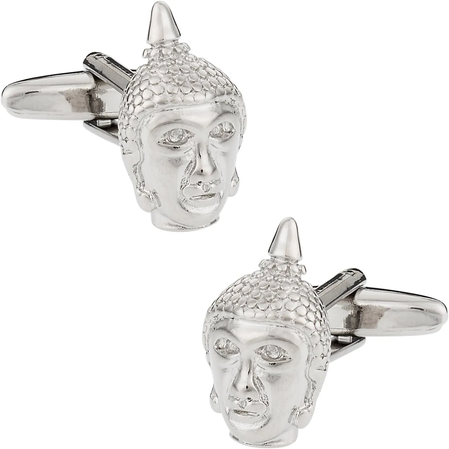 Cuff-Daddy Buddha Head Buddhist Cufflinks with Presentation Box
