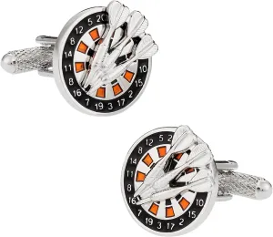 Cuff-Daddy Dart Board Cufflinks with Presentation Box