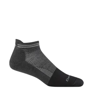 Darn Tough Men's Steely No Show Tab Lightweight Work Sock in Gravel