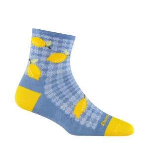 Darn Tough Women's Fruit Stand Shorty Lightweight Lifestyle Sock in Country Blue