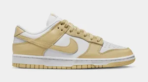 Dunk Low Mens Lifestyle Shoes (White/Team Gold/Wolf Grey)