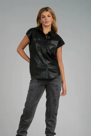 Florence Vegan Leather Top