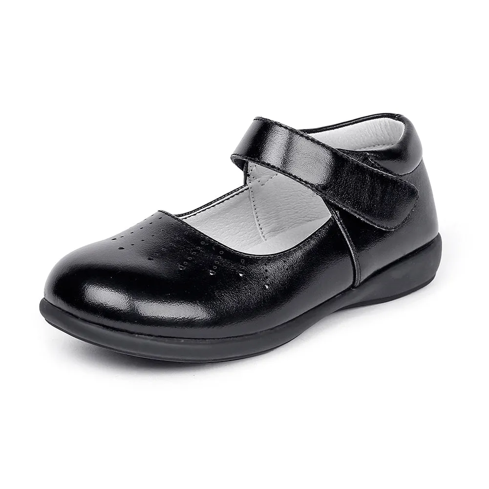 Girl Uniform Leather Mary Jane Flat Shoes(Toddler/Little Kid/Big Kid)