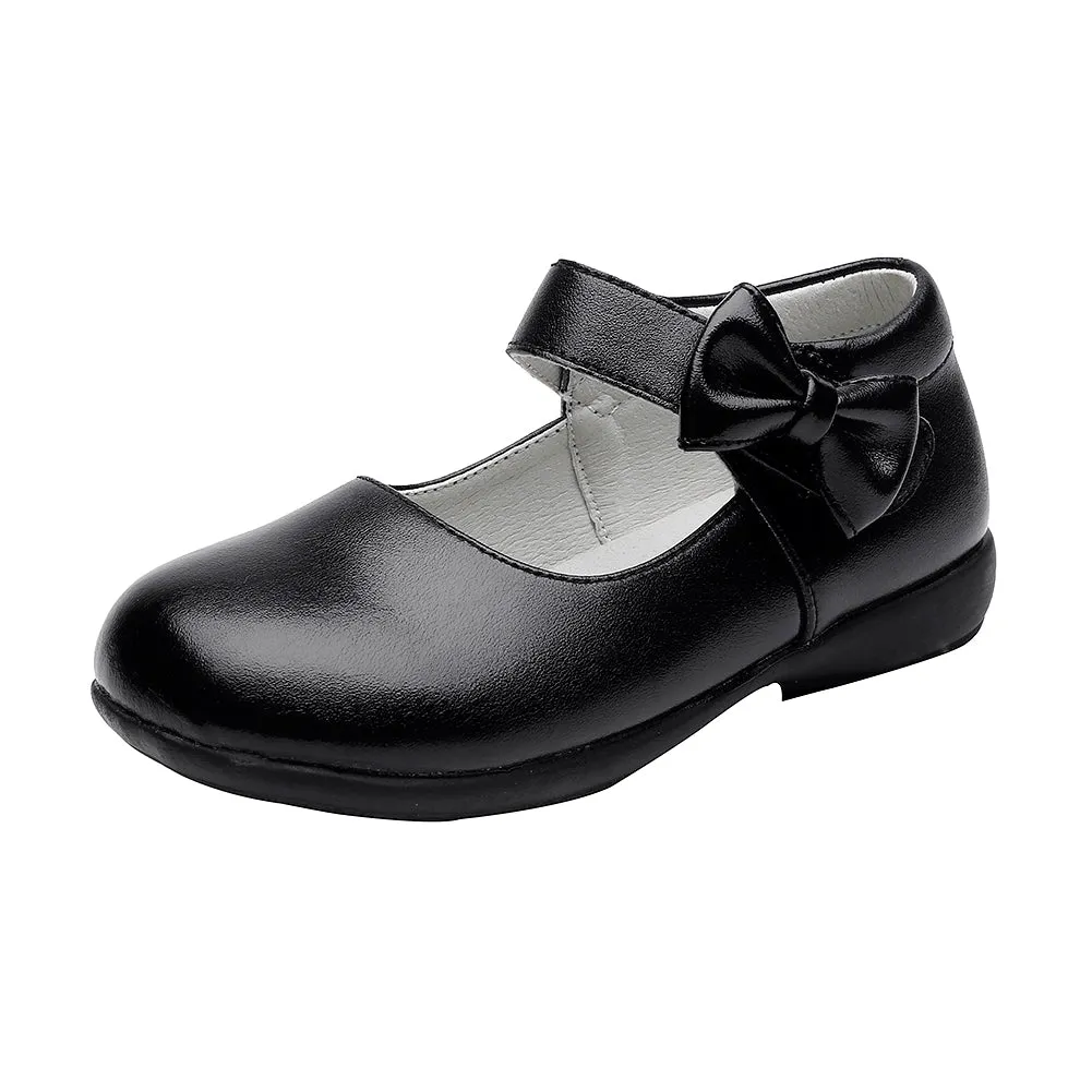 Girl Uniform Leather Mary Jane Flat Shoes(Toddler/Little Kid/Big Kid)