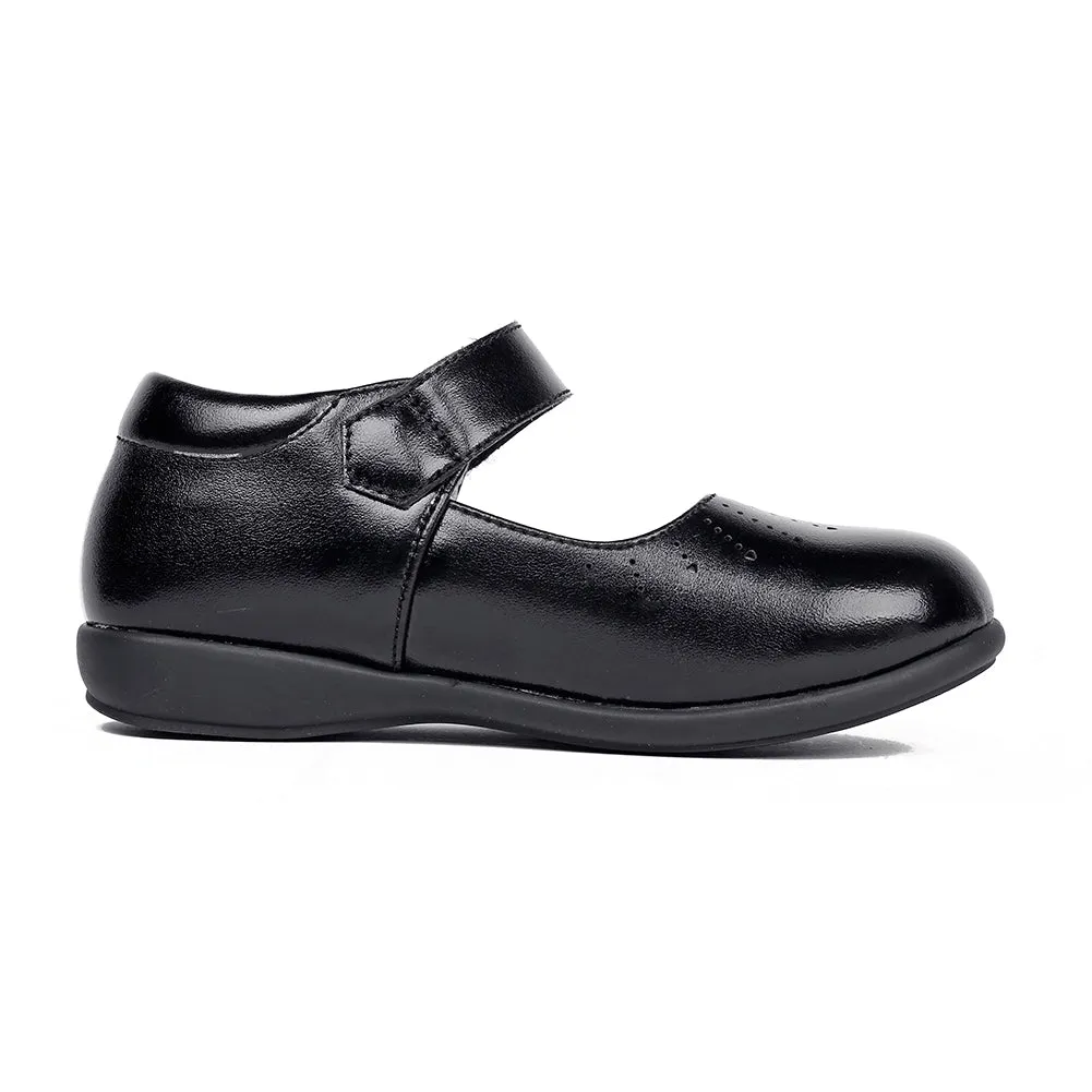 Girl Uniform Leather Mary Jane Flat Shoes(Toddler/Little Kid/Big Kid)