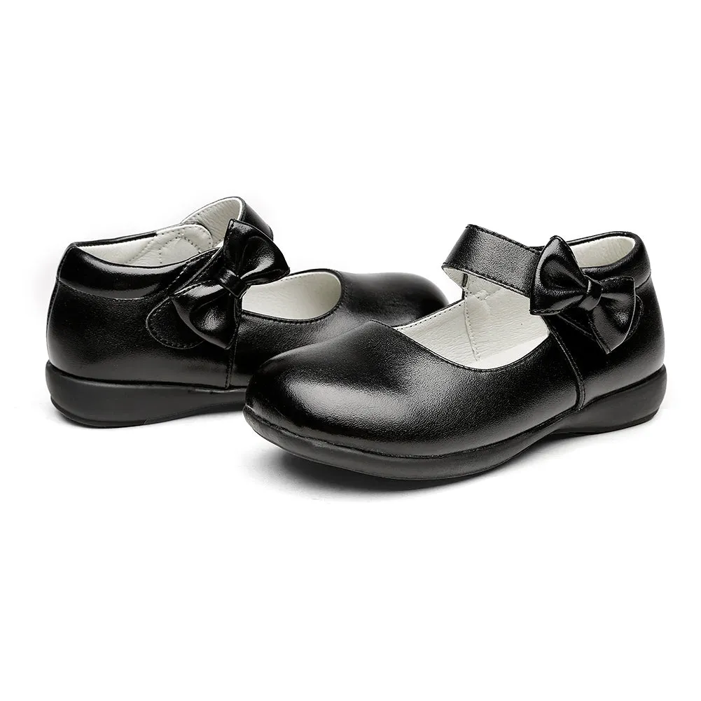 Girl Uniform Leather Mary Jane Flat Shoes(Toddler/Little Kid/Big Kid)