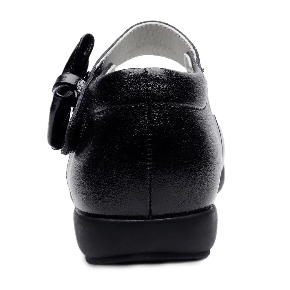 Girl Uniform Leather Mary Jane Flat Shoes(Toddler/Little Kid/Big Kid)