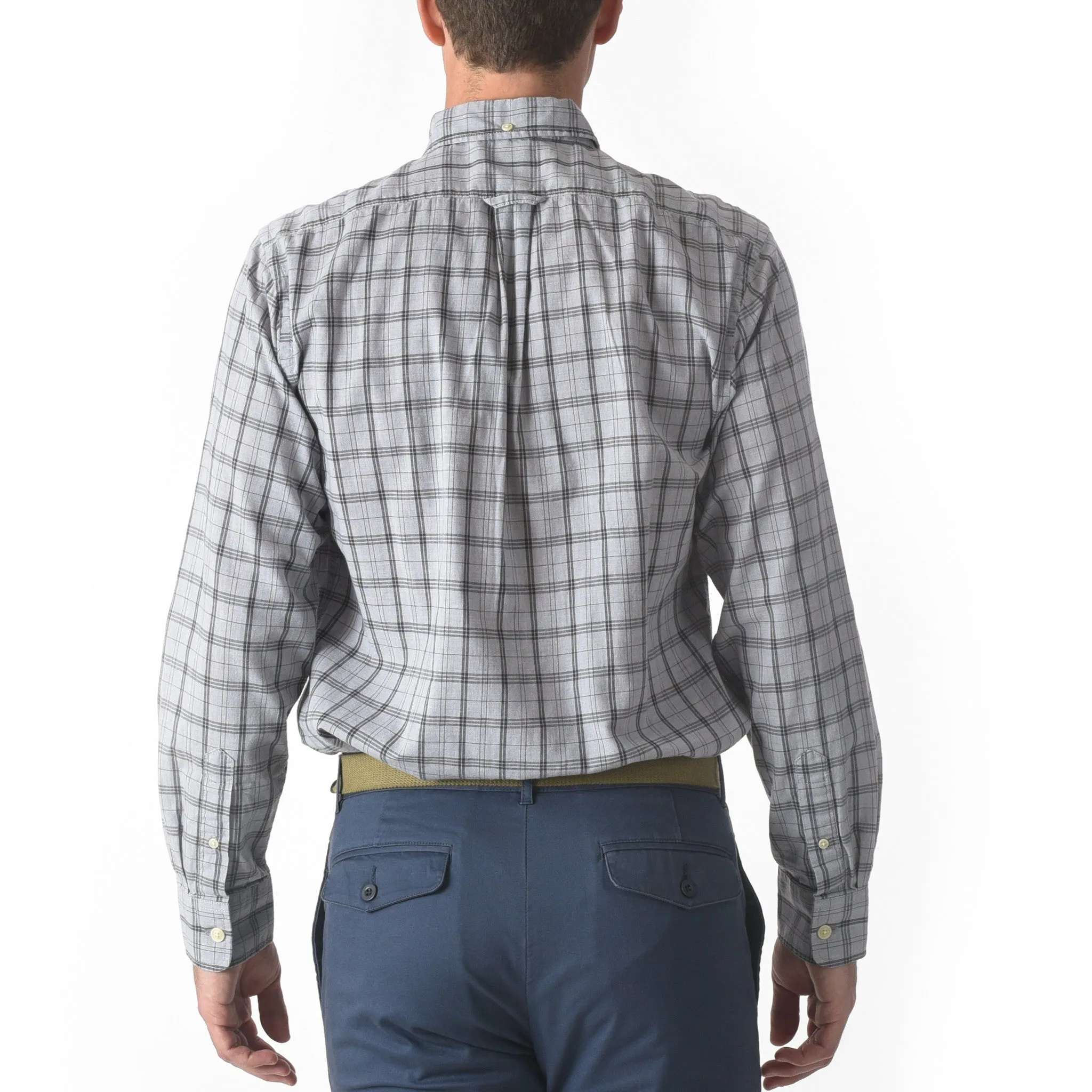 Graystone Poplin Shirt - Gray Plaid (Final Sale)*
