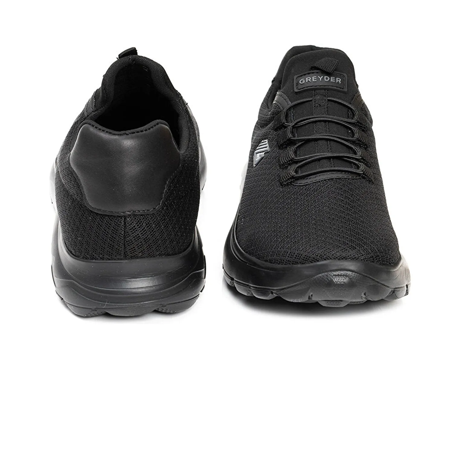 Greyder Men's Mesh Running Shoes in Black