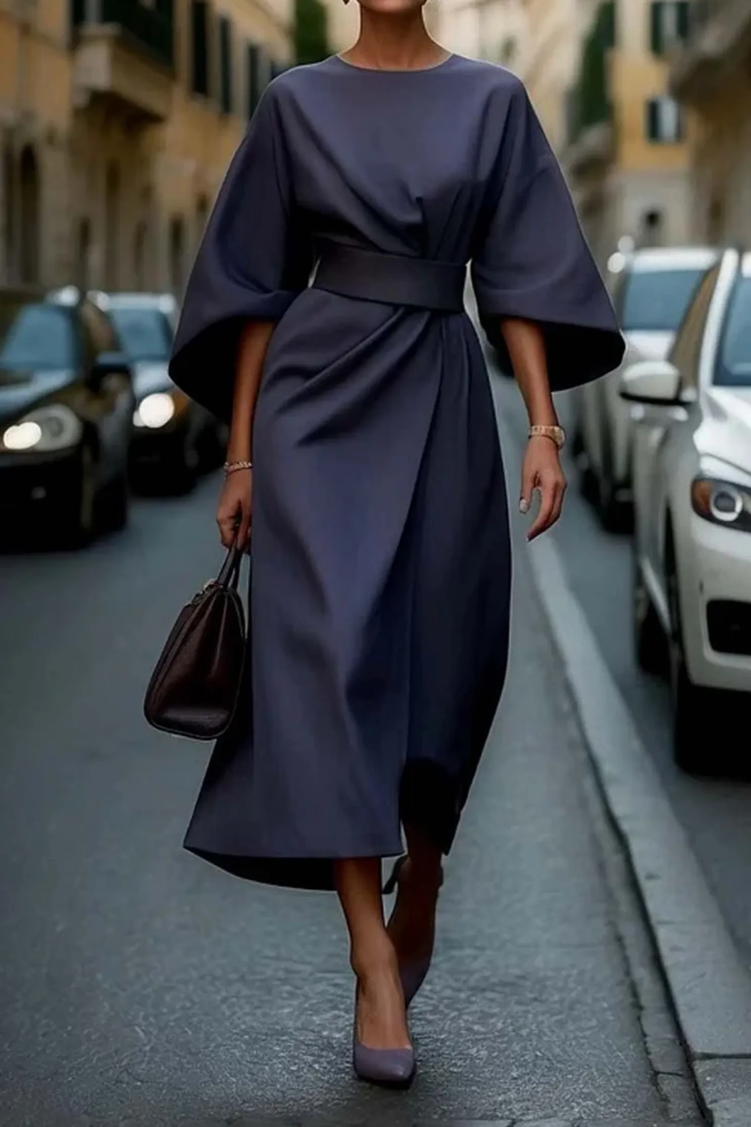 Iris™ Elegant Midi Dress