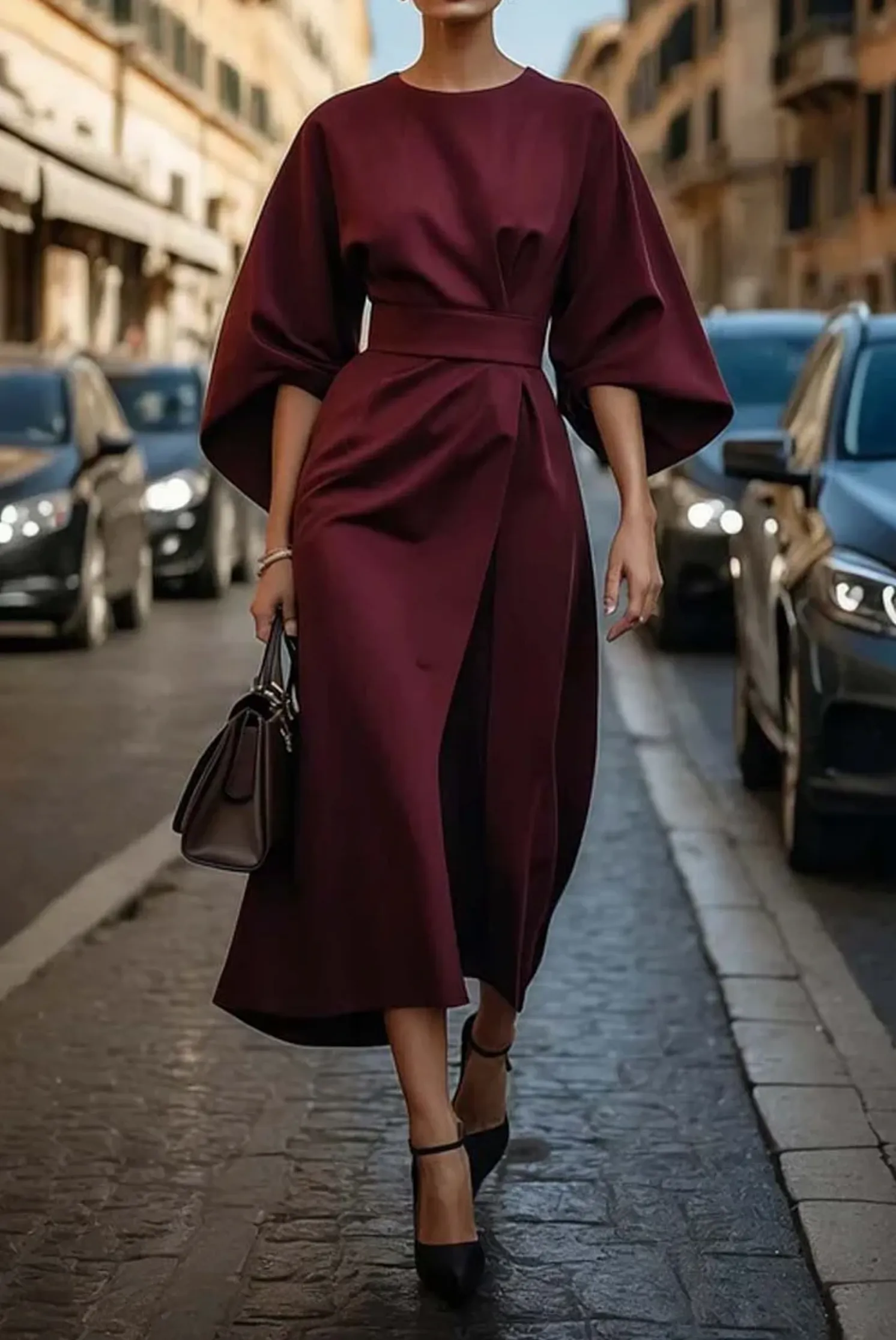 Iris™ Elegant Midi Dress