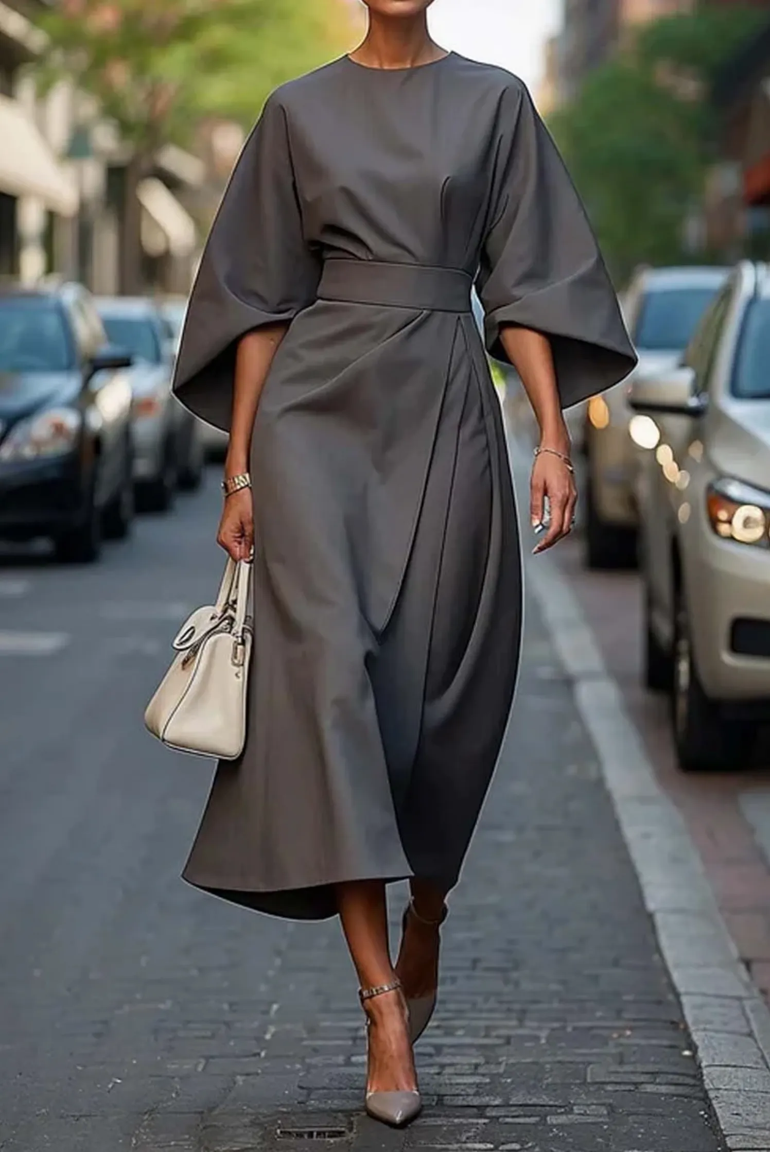 Iris™ Elegant Midi Dress