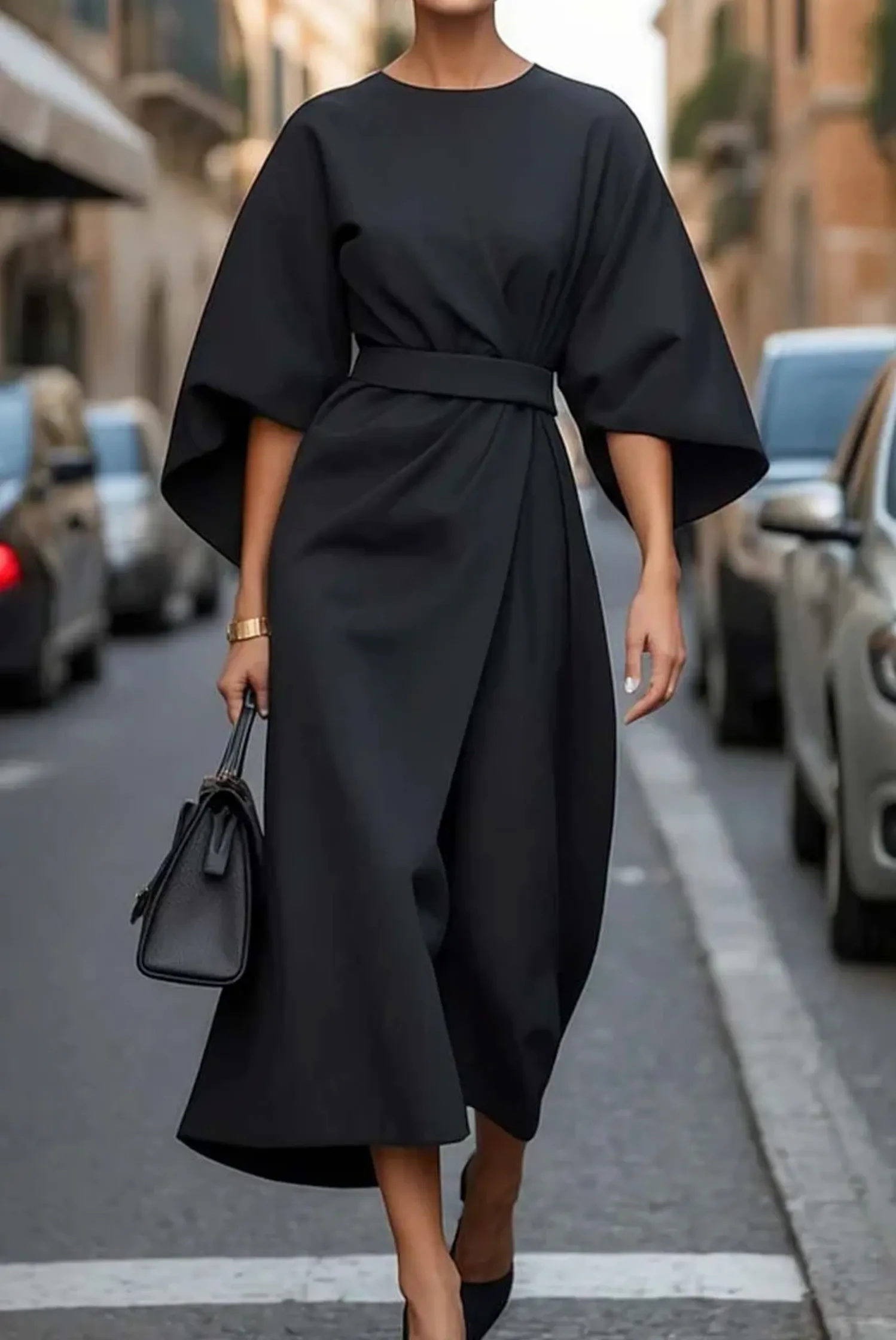 Iris™ Elegant Midi Dress