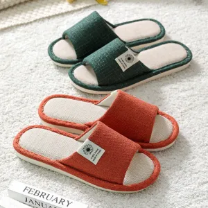 Linen Flip Flops: Stylish Indoor Comfort