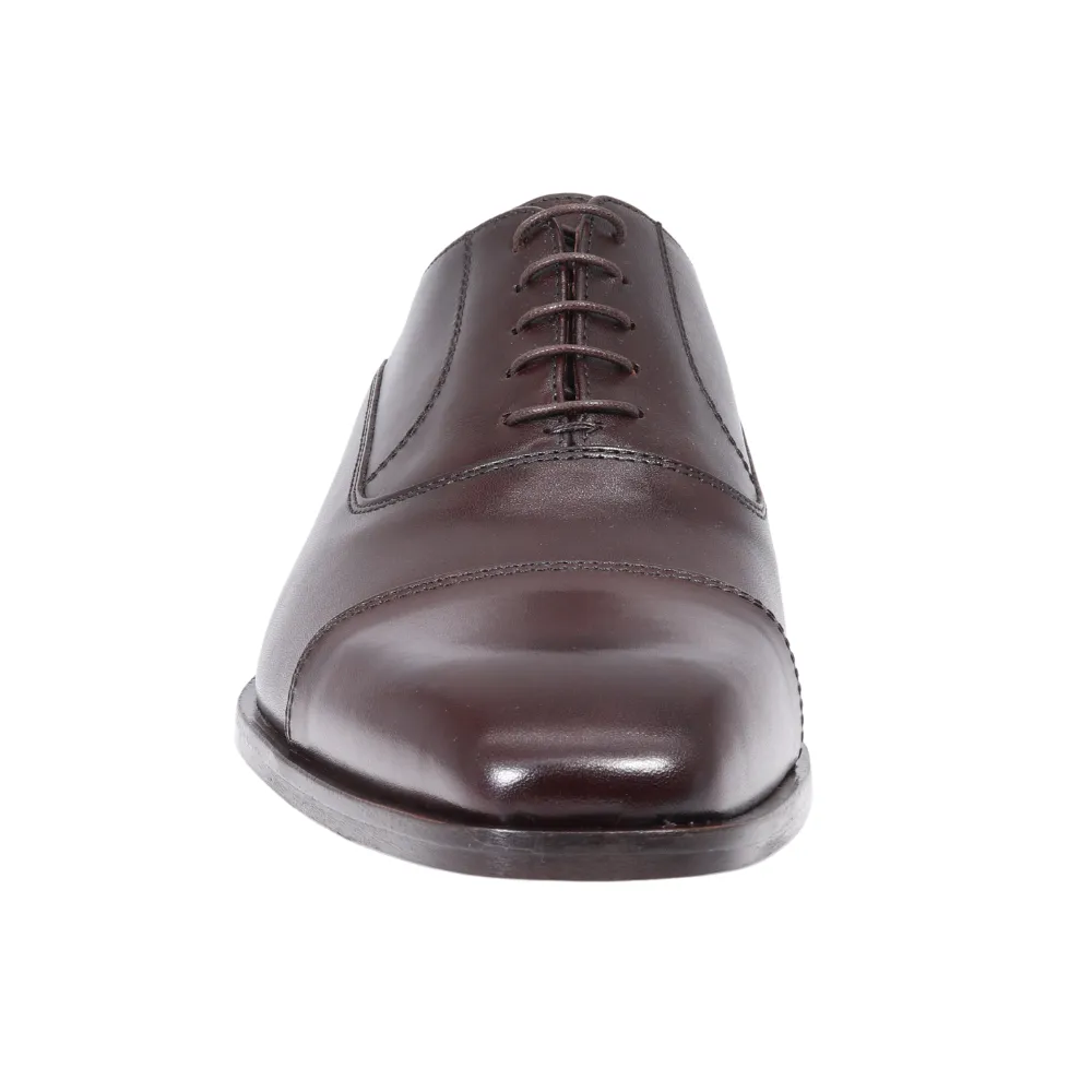 Men's Oxford Calf Leather Cioccolato Brown (MER8286)