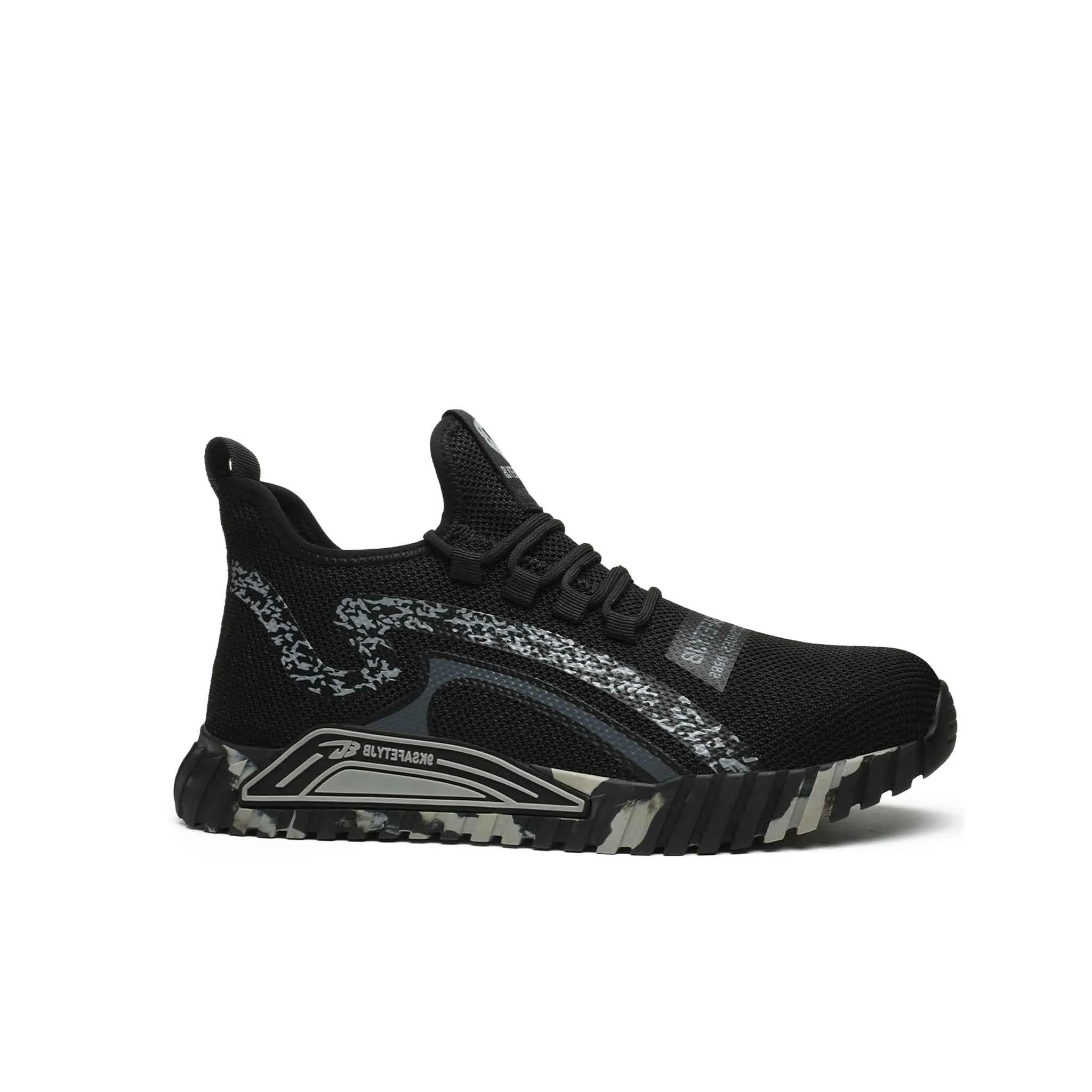 Men's Steel Toe Breathable Sneakers - Rubber Sole | B308