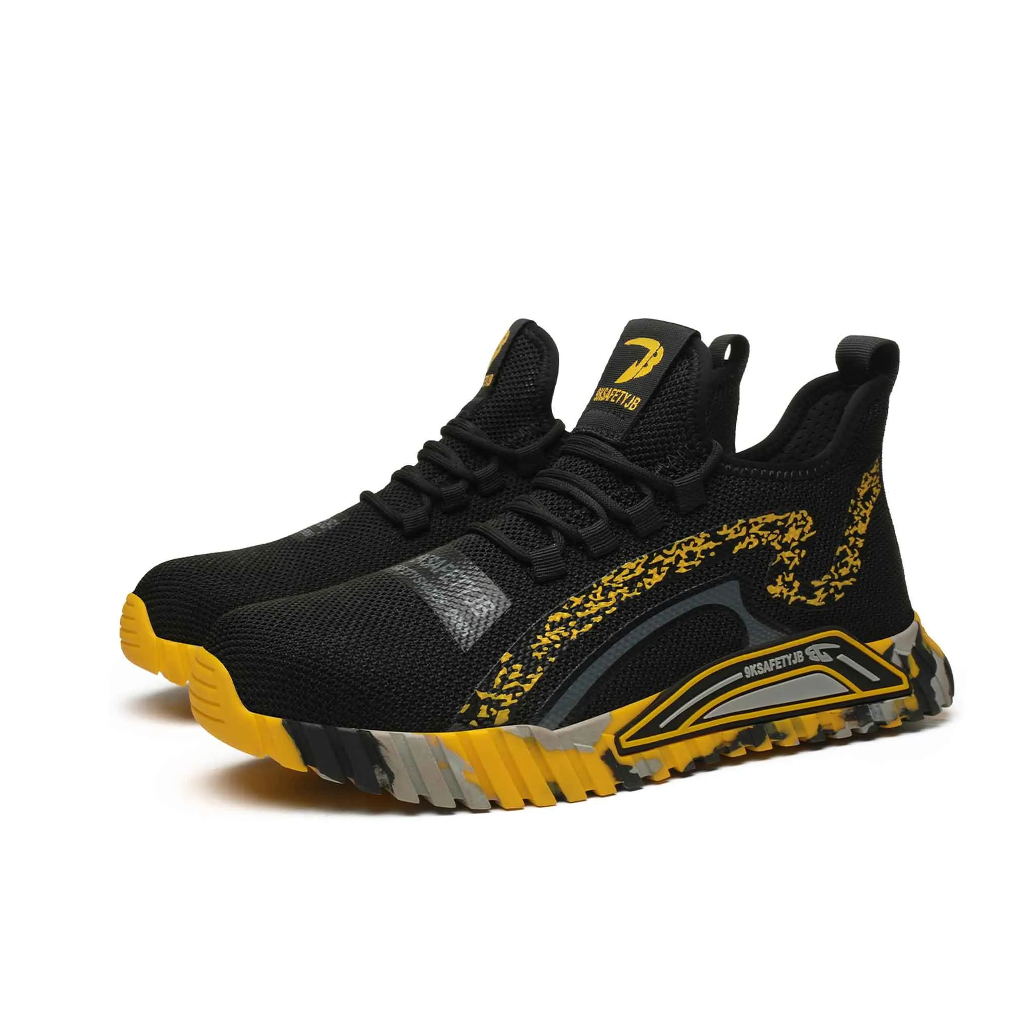 Men's Steel Toe Breathable Sneakers - Rubber Sole | B308