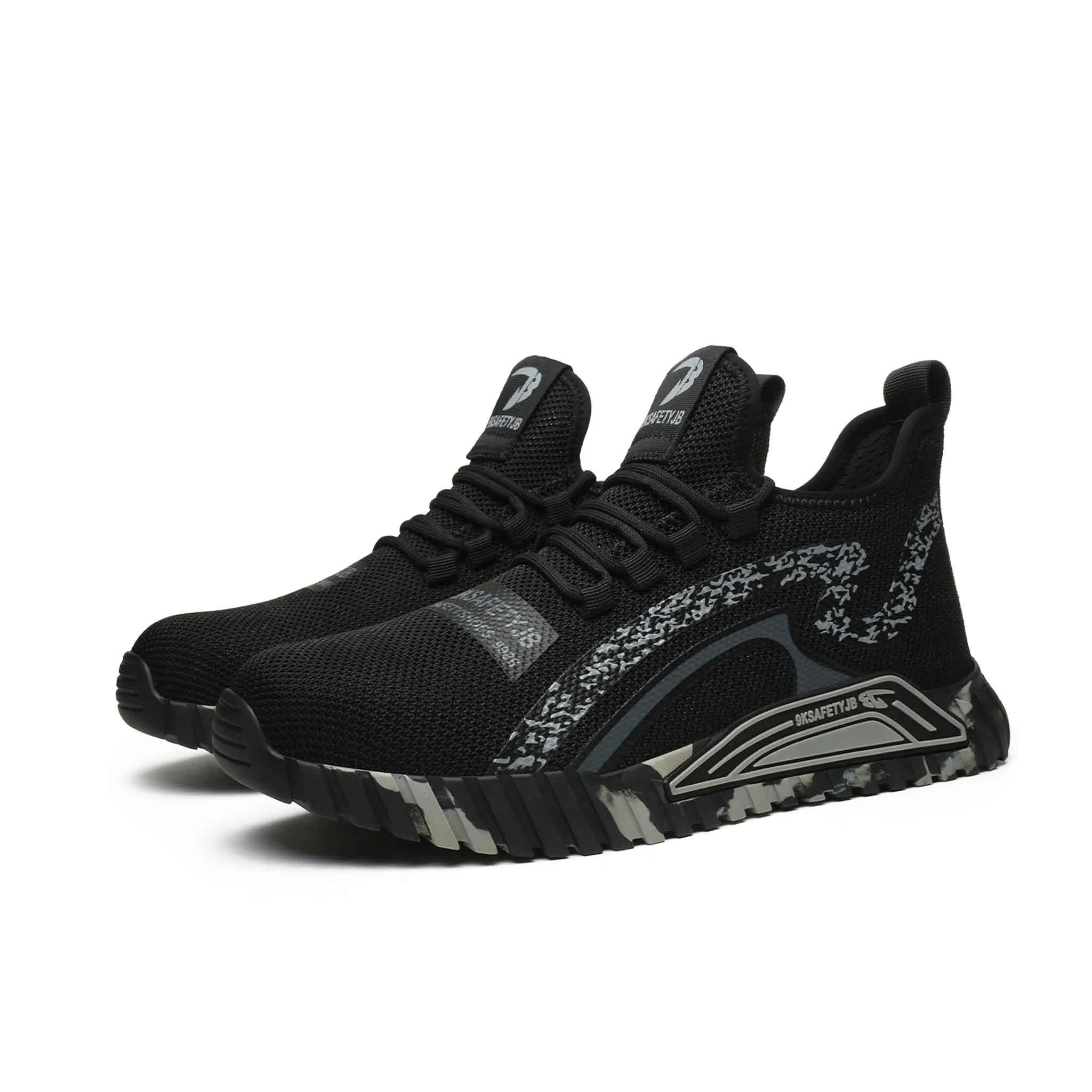Men's Steel Toe Breathable Sneakers - Rubber Sole | B308