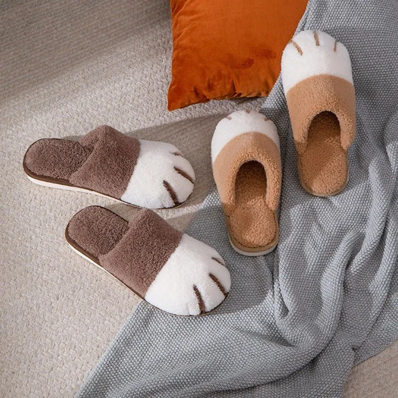 Meow Plush Slippers