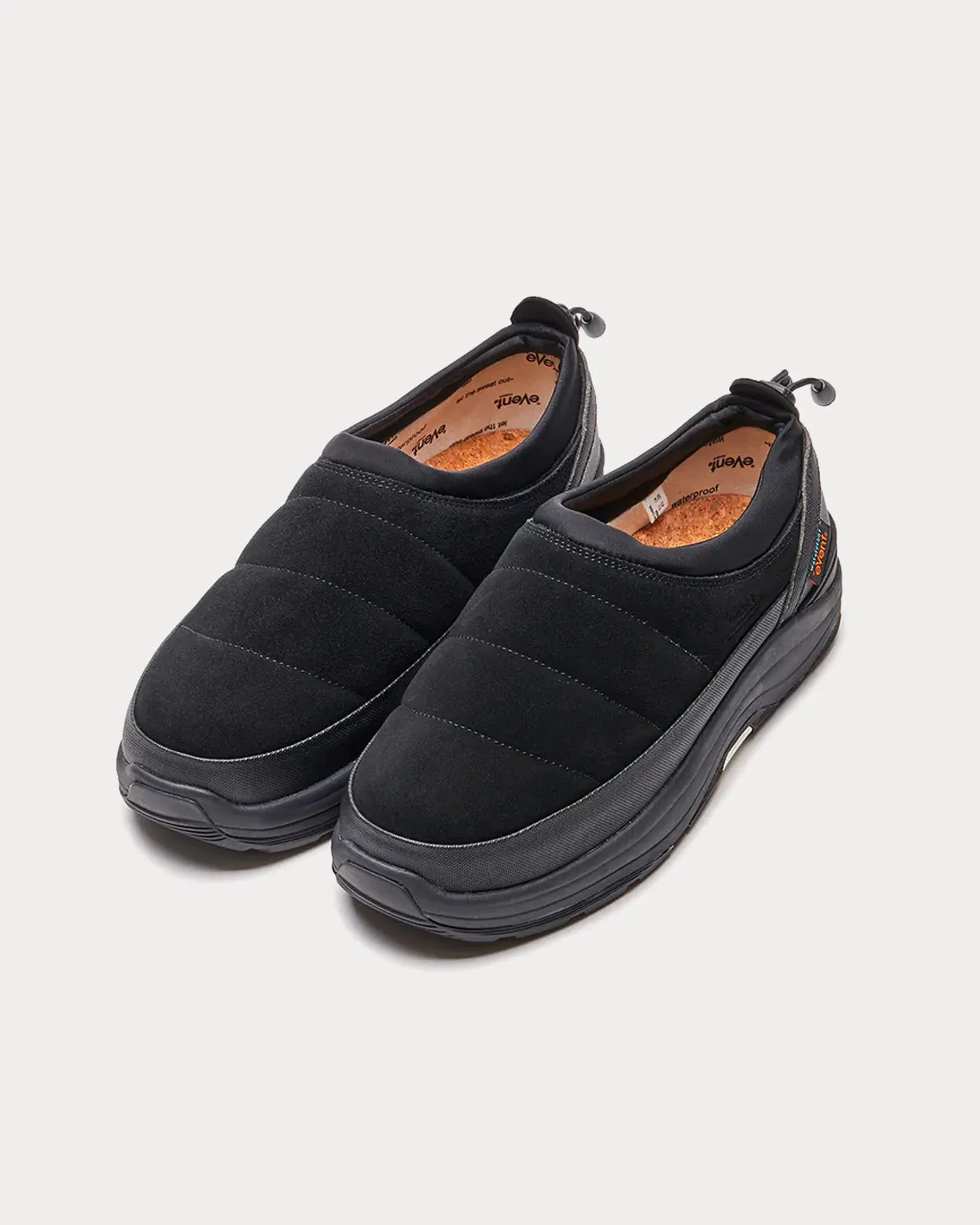 PEPPER-mod-sev Suede Black Slip On Sneakers