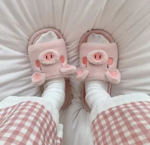 Piggy Plush Slippers