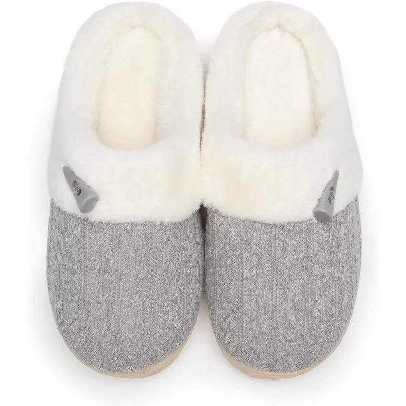 Plush Memory Foam Slippers – Snug Fit and Gentle Cushioning
