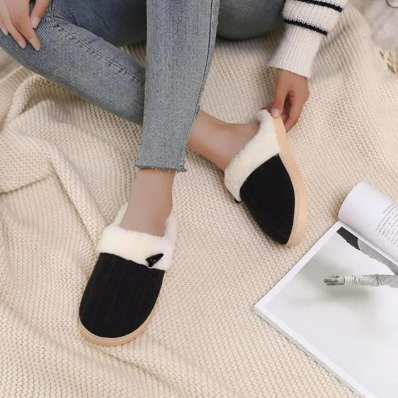 Plush Memory Foam Slippers – Snug Fit and Gentle Cushioning