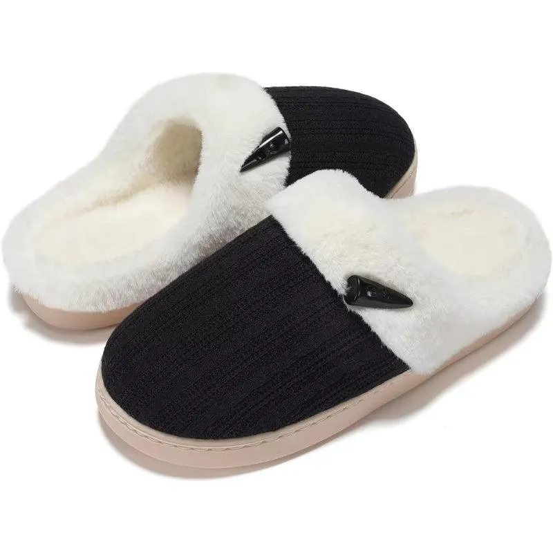 Plush Memory Foam Slippers – Snug Fit and Gentle Cushioning