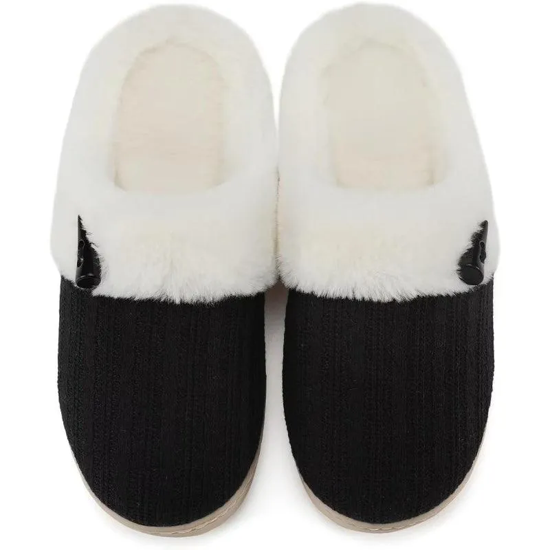 Plush Memory Foam Slippers – Snug Fit and Gentle Cushioning