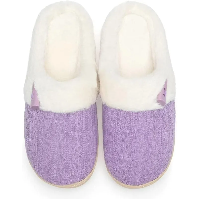 Plush Memory Foam Slippers – Snug Fit and Gentle Cushioning