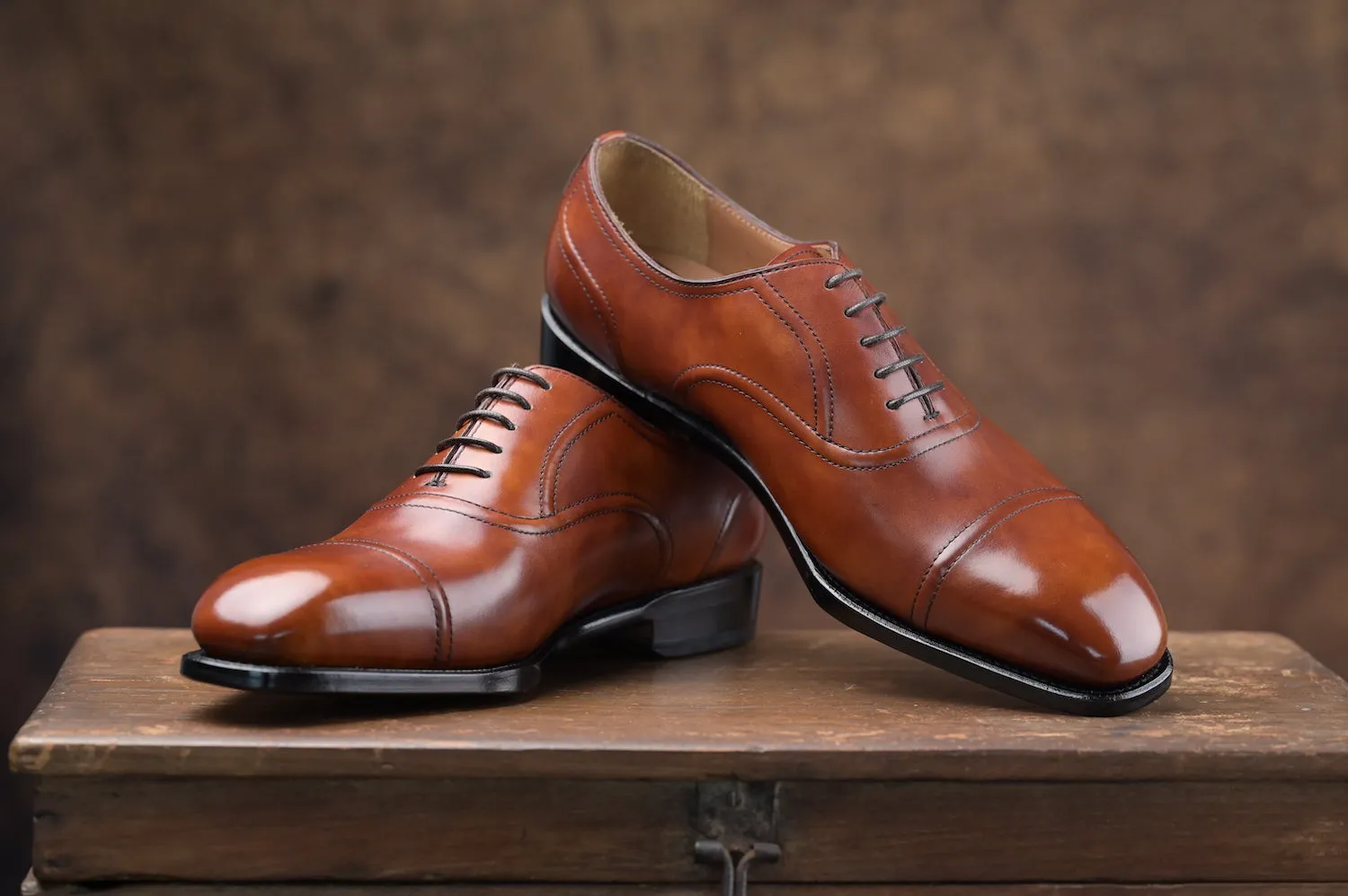 REGAN Cap Toe Oxfords