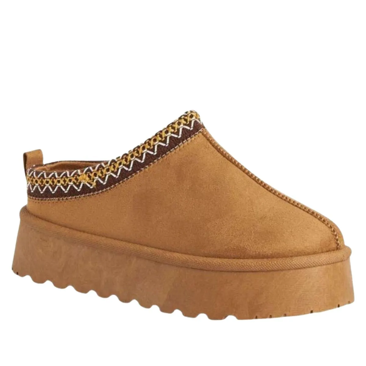 SAMBUCA FAUX FUR LINING KNIT  SLIPPERS