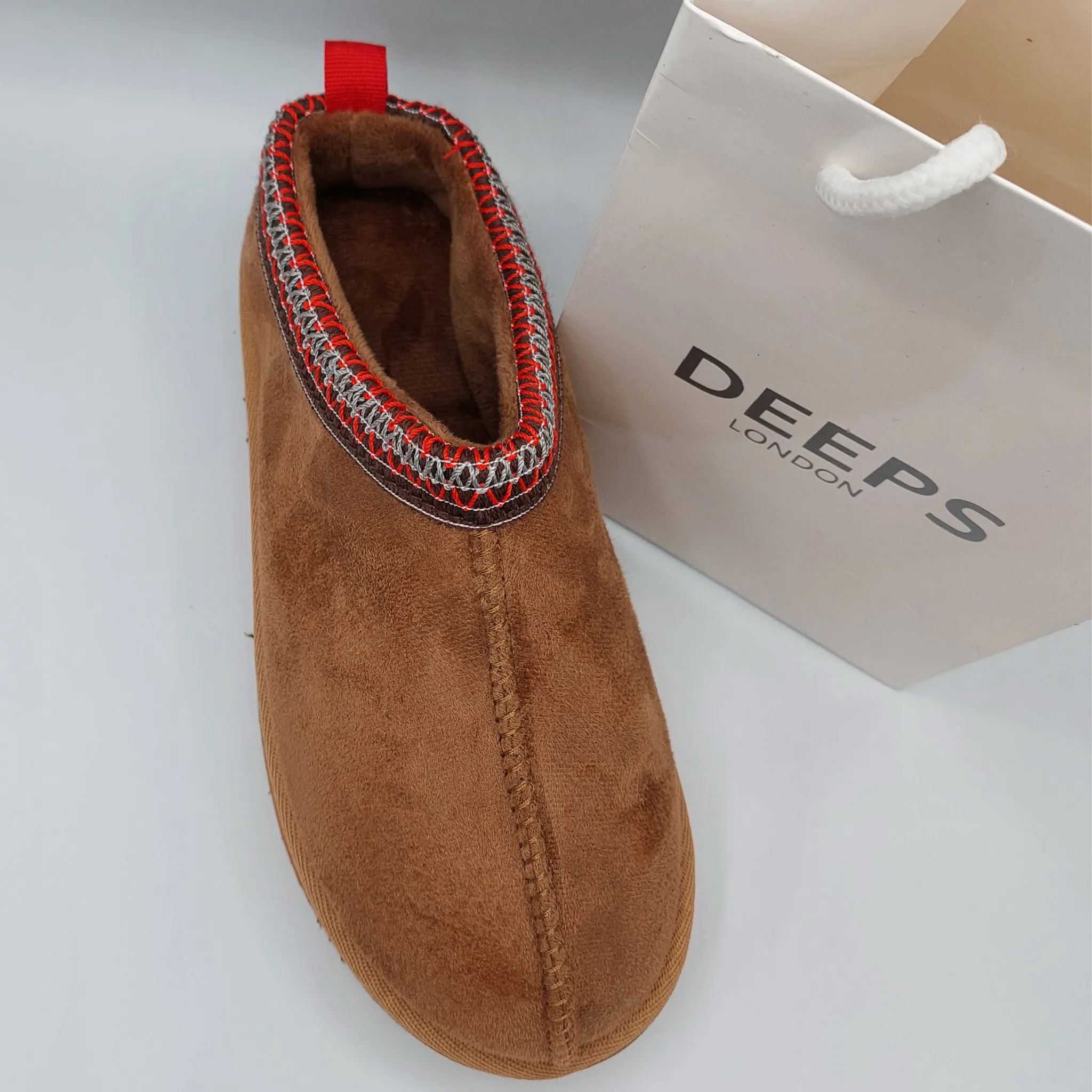 SAMBUCA FAUX FUR LINING KNIT  SLIPPERS