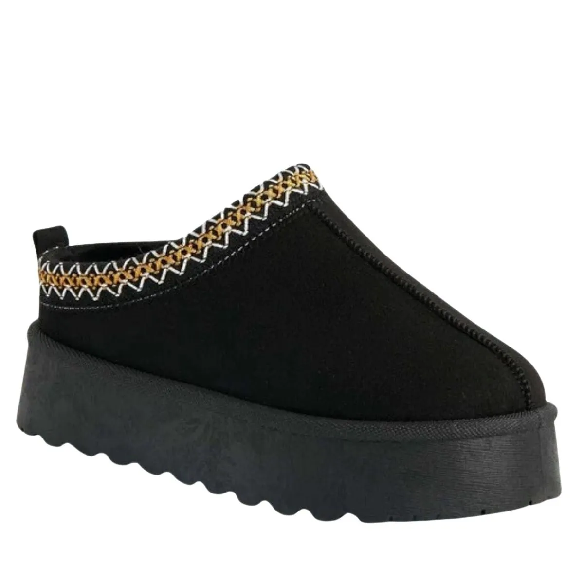 SAMBUCA FAUX FUR LINING KNIT  SLIPPERS