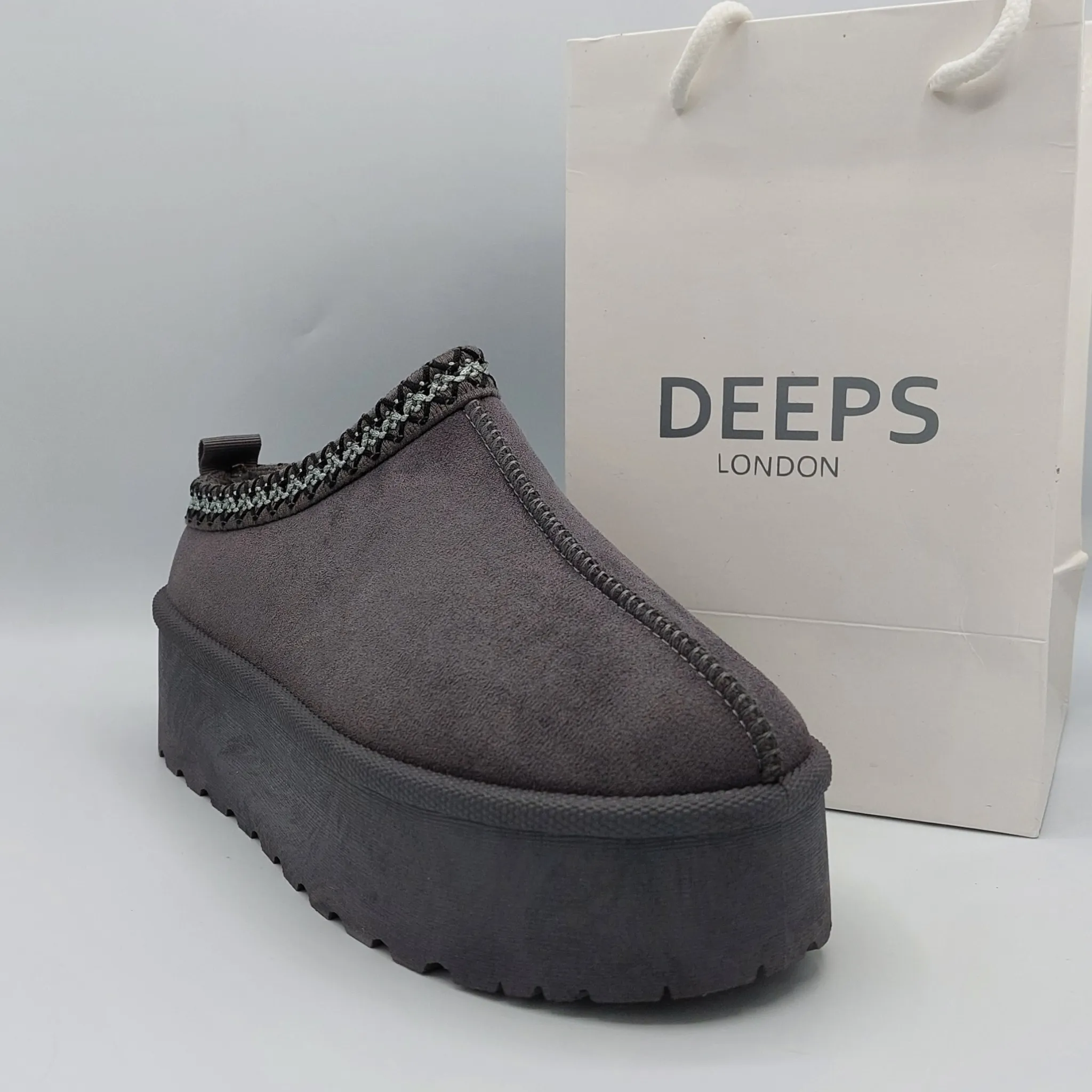 SAMBUCA FAUX FUR LINING KNIT  SLIPPERS