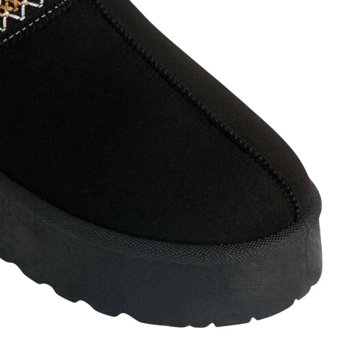 SAMBUCA FAUX FUR LINING KNIT  SLIPPERS