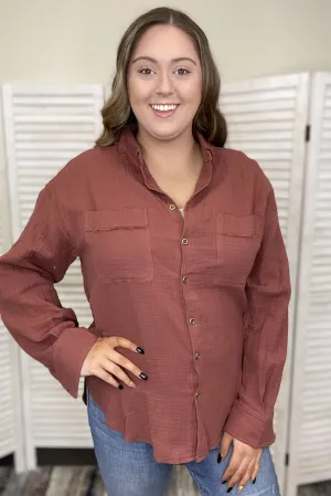 Simple Style Long Sleeve Top * Final Sale*