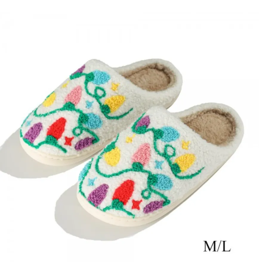 Slippers | Christmas Lights