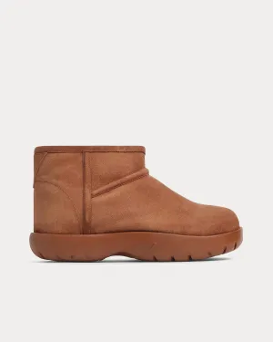 Snap Ankle Mini Caramel Boots