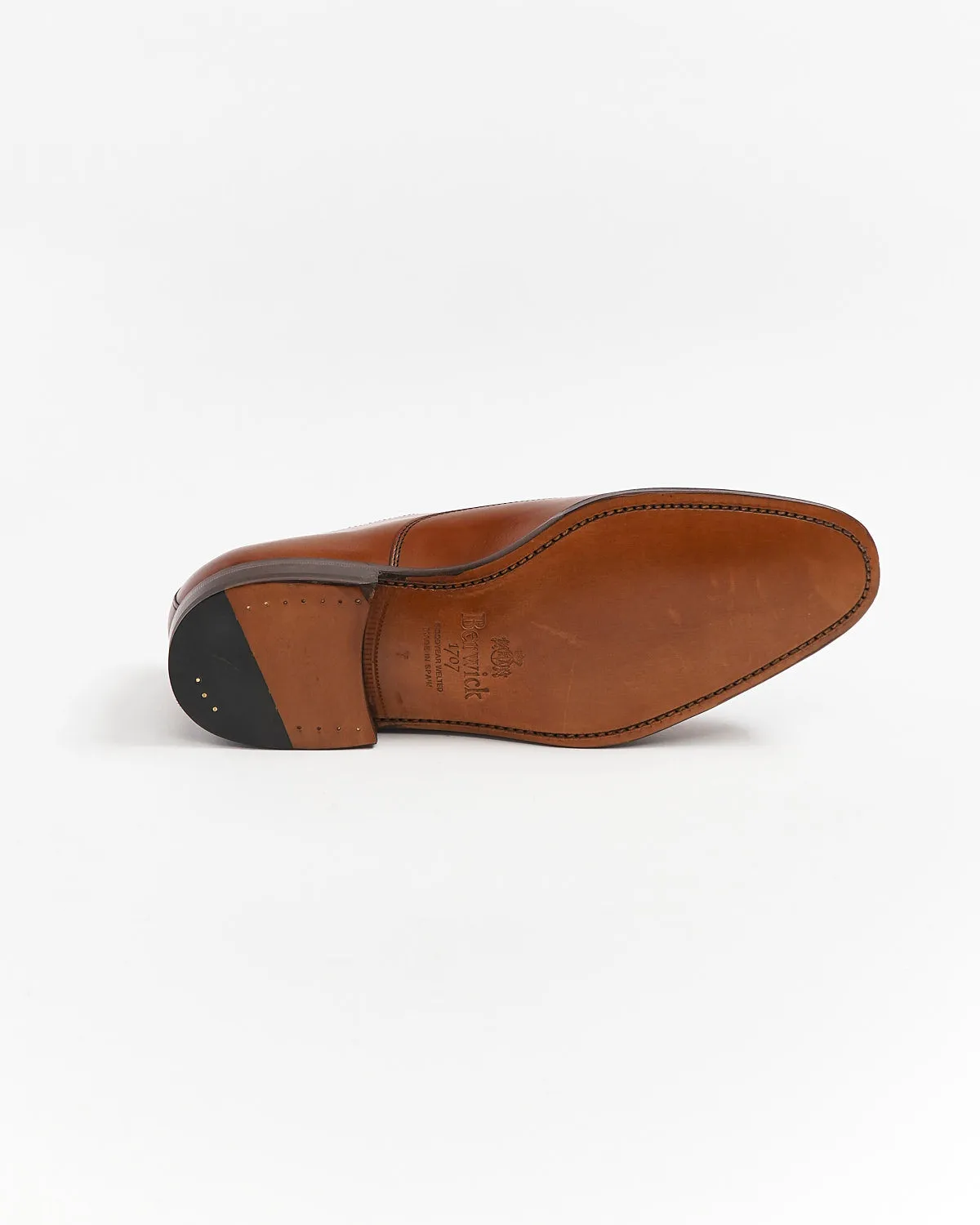 Tan Brown Cap Toe Oxford Dress Shoe