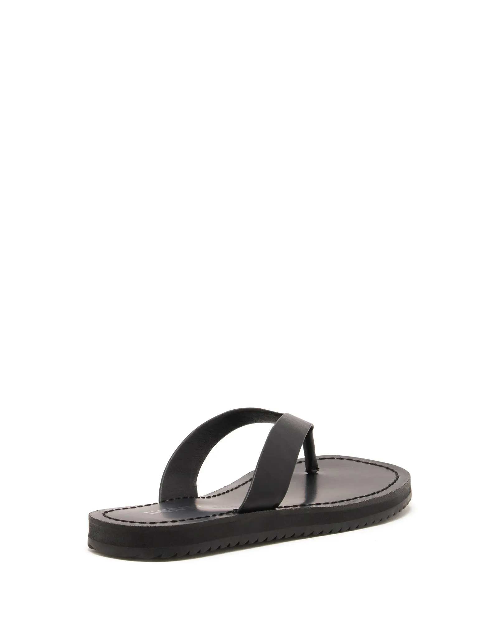 Undone Thong Sandal Black